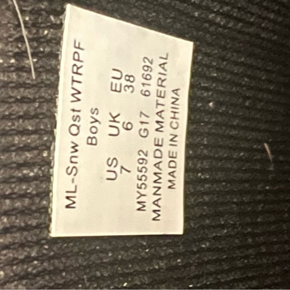Merrell Kids Blue and Gray Waterproof Snow Boots - Picture 8 of 8